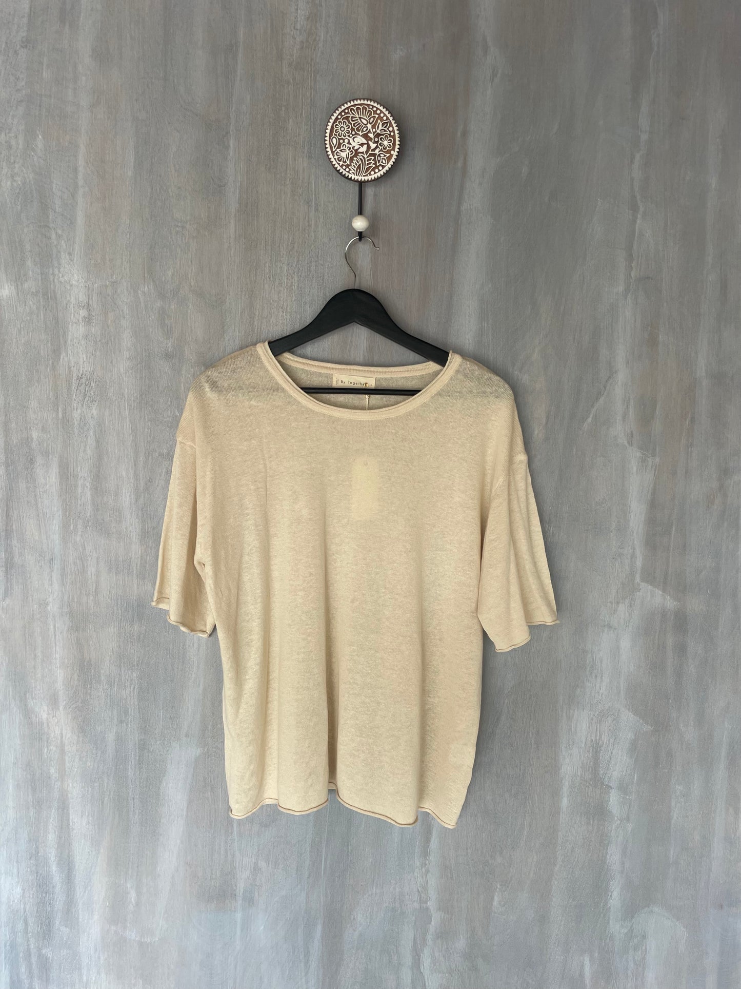 short sleeve knit top